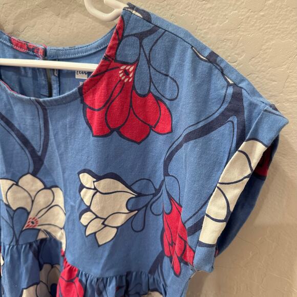 Tea Collection Blue & Pink Magnolia Dress - Picture 2 of 9